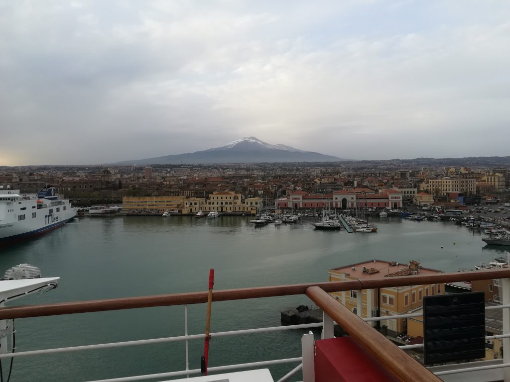 #il mio benessere salire su una nave da crociera.