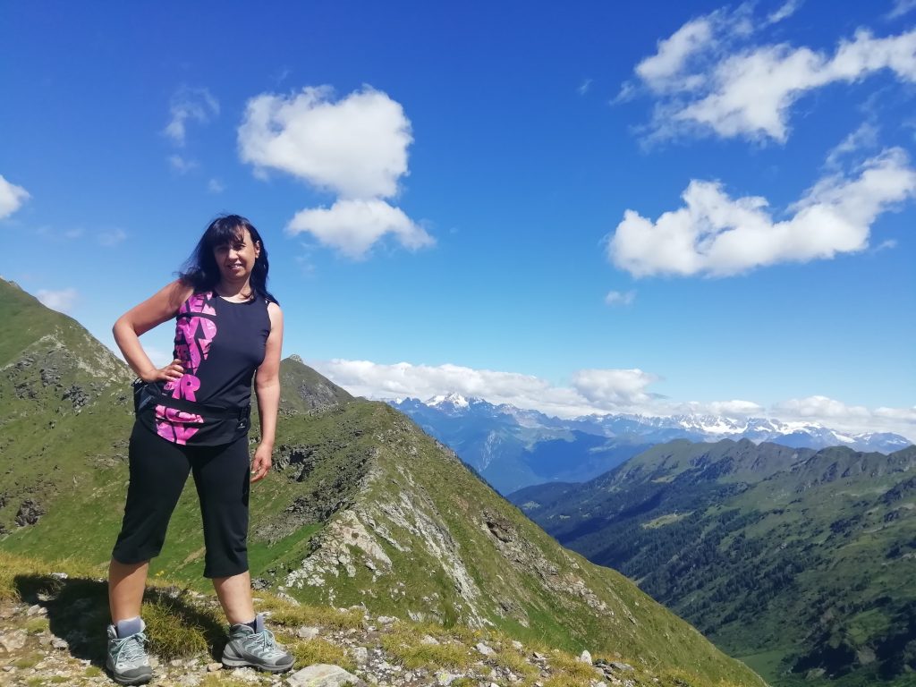 Il mio benessere è la gioia che provo quando arrivo in cima ad una montagna e ammiro l'incredibile spettacolo della natura