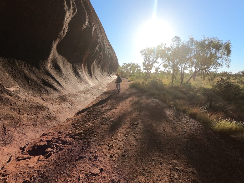 essere al cospetto di uno dei monoliti più antichi della terra fa capire cosa siamo ...
