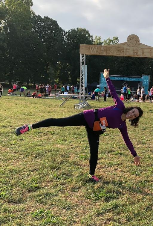 sorridere sempre! anche quando la competizione sta iniziando...