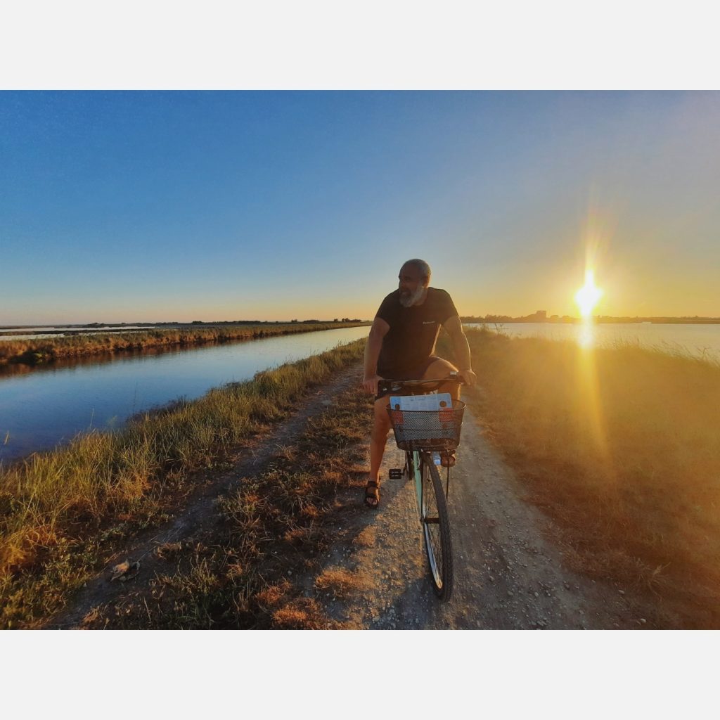 Il mio benessere è andare in bici per il delta del Po e ammirare i suoi paesaggi