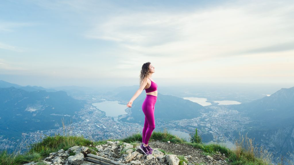 Camminare fino in cima per godermi il panorama.