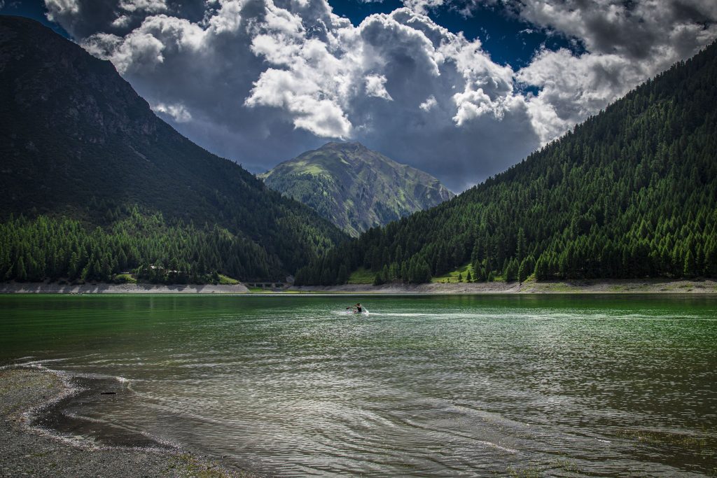 ...quando minaccia il temporale .
Mi piace ancora di più restere a contatto con la natura...
