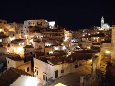 Elle Viaggi, Veduta di Matera, By Night