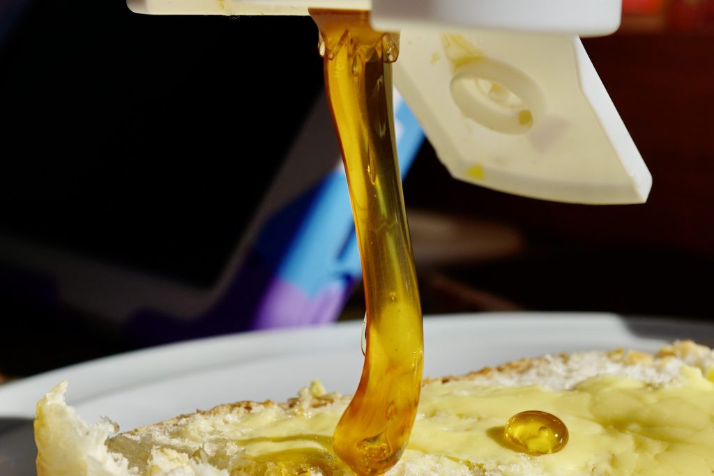 semplicemente...pane, burro e miele.