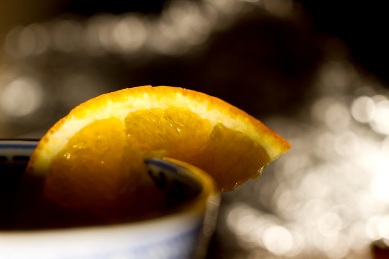 una bella tazza di te' caldo.