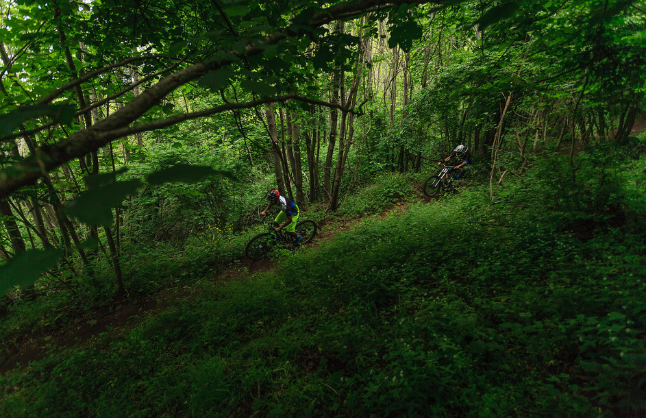 una passeggiata fra i boschi in mountain bike; infonde lo slancio, la pulsione e il desiderio di vivere intensamente, risveglia i sensi e stimola l’energia che dà sapore alla nostra esistenza.