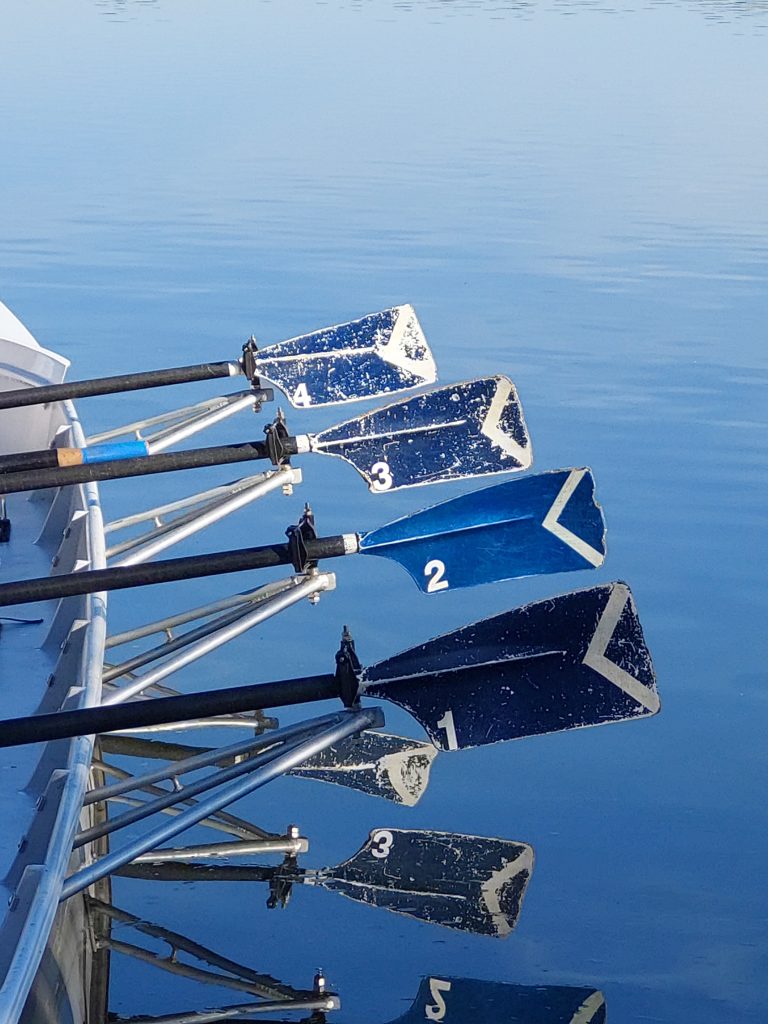 remare per cercare un equilibrio con me stessa e con gli altri.