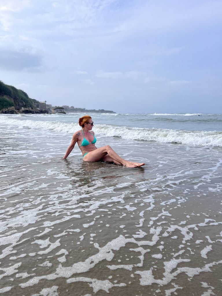 Il mio benessere è fare il bagno nel mare la mattina presto, sentendo il corpo che si sveglia e si rigenera