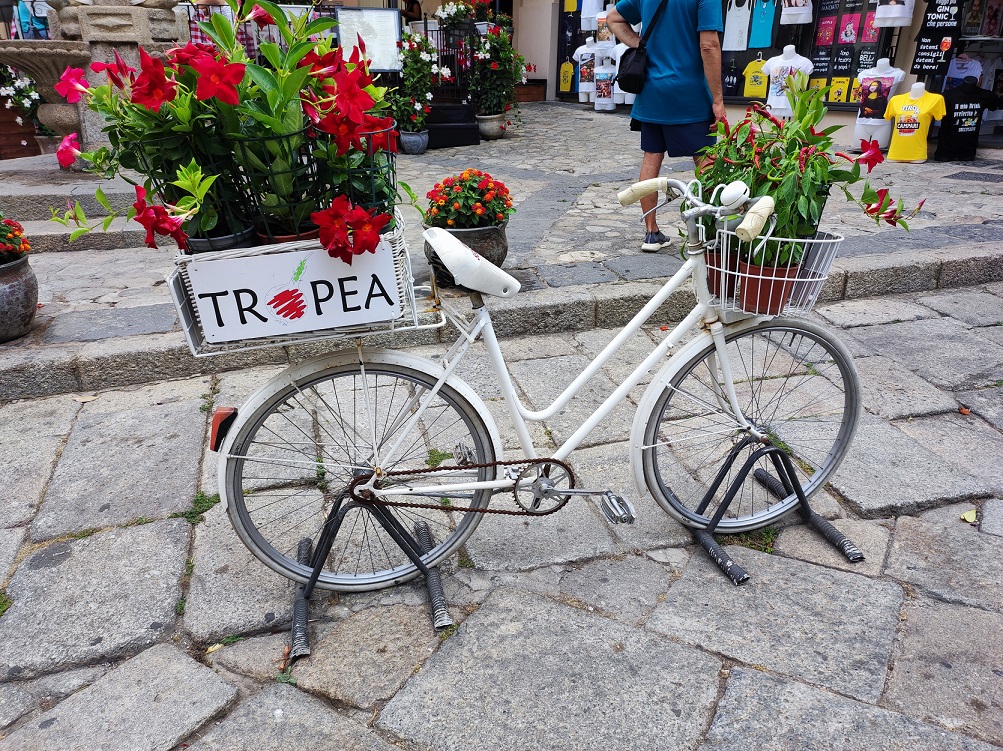 praticare sport anche in vacanza e con "mezzi" presi a noleggio sul posto......anche se scomodi e addobbati a dovere.