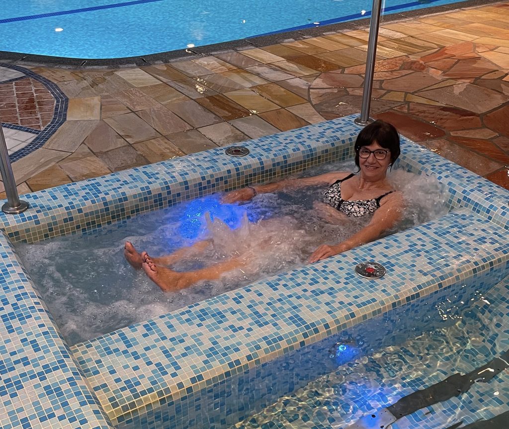 Rilassarmi in una vasca idromassaggio
