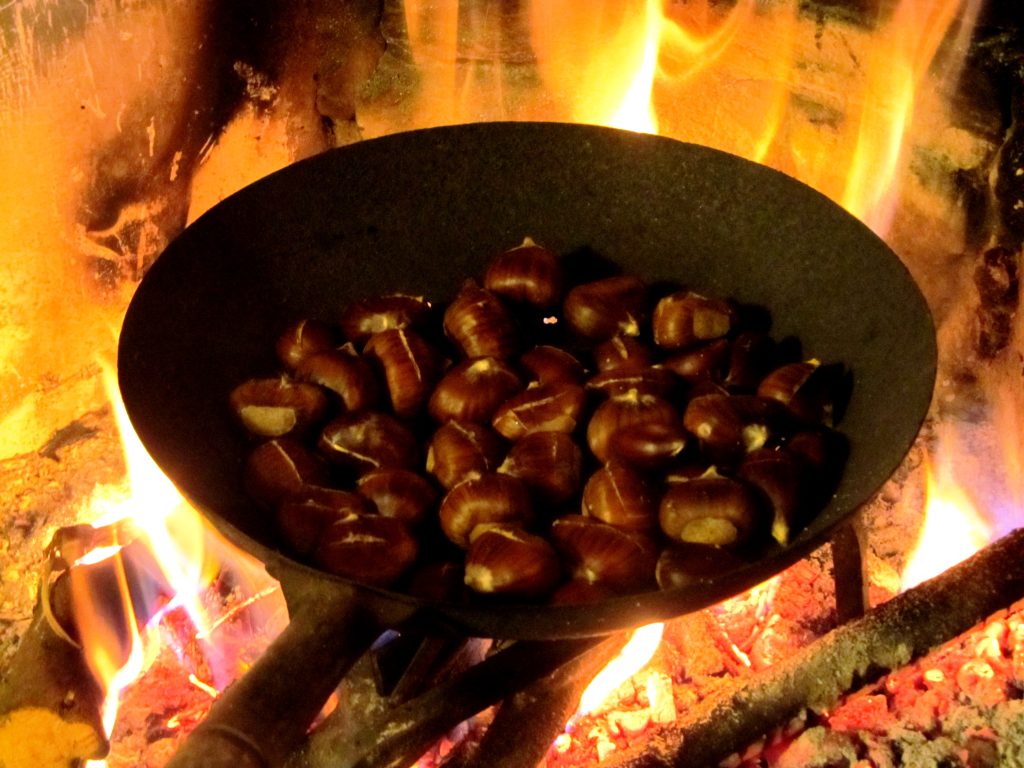 le caldarroste, calore per il corpo e l'anima...