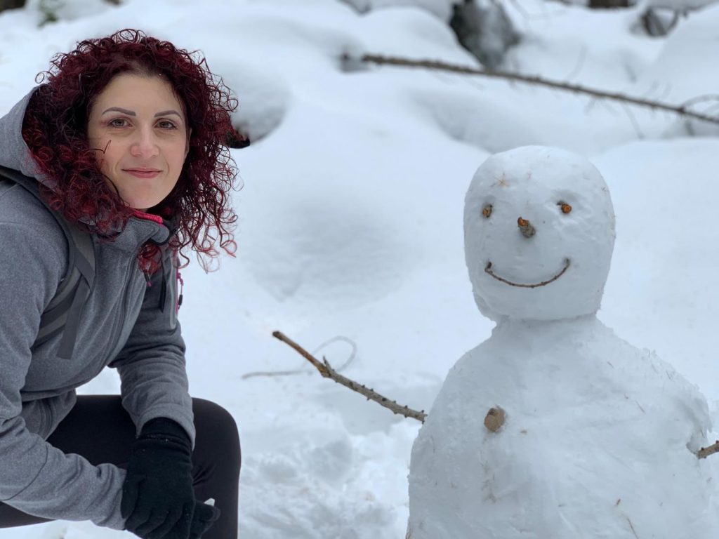 Il mio benessere è la gara al più bel pupazzo di neve