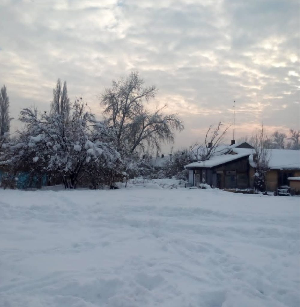 entrare in una fiaba guardando un paesaggio innevato