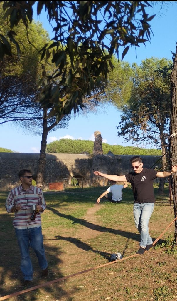 camminare a due metri da terra