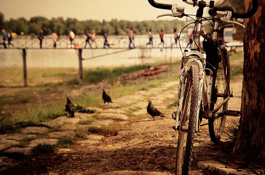 mobilità ecosostenibile, raggiungere gli itinerari prefissati in bicicletta, un impatto positivo sull'ambiente e sulla salute,