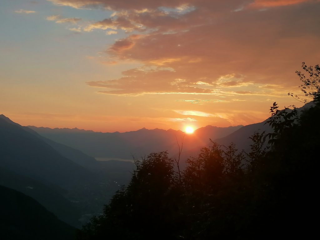 Un tramonto mozzafiato