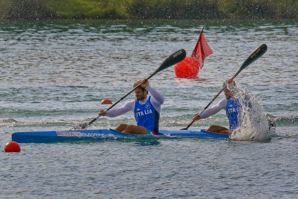 L'azzurro in primo piano