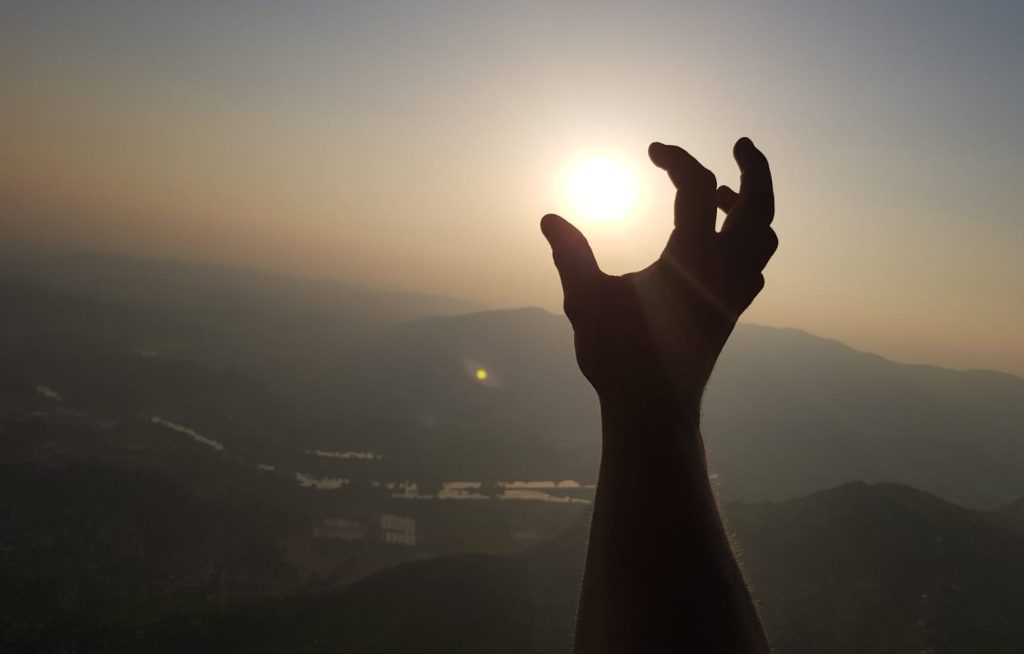 ....toccare il sole con un dito...