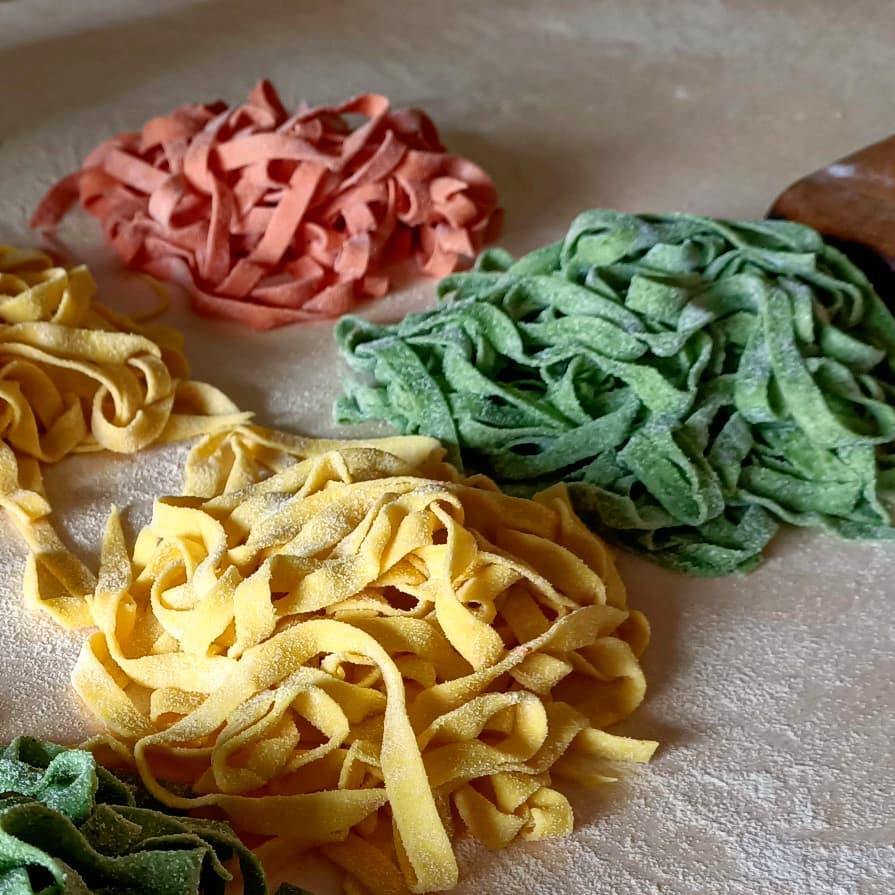 la pasta, la mia variante "patriottica".