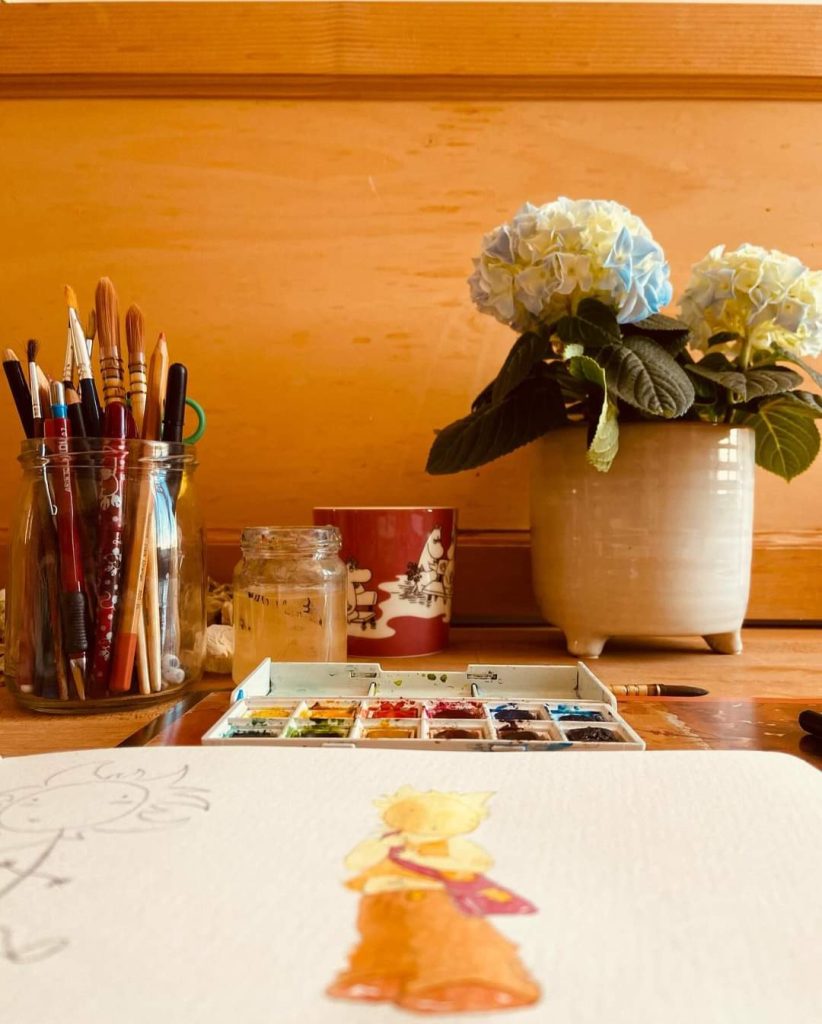 Il mio benessere è coltivare con passione e amore il mio hobby preferito..dipingere ad acquerello..mi rilassa la mente e lo spirito