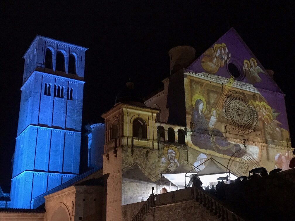 Proiezione-Basilica-San-Francesco