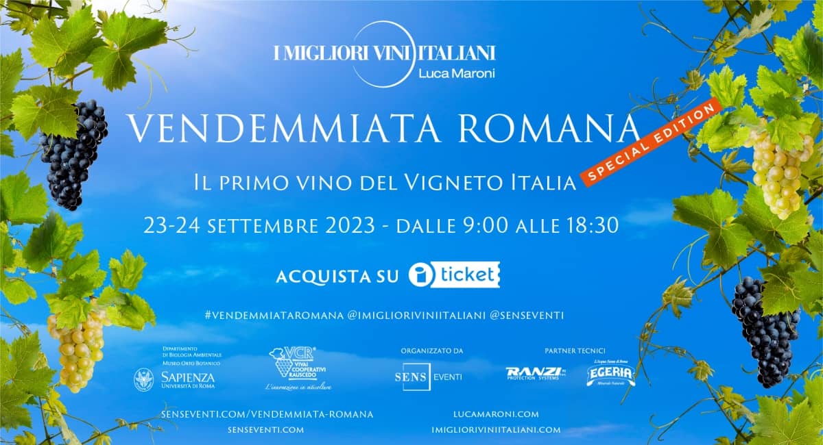 Vendemmiata Romana Special Edition: Luca Maroni e Francesca Romana Maroni, senseventi, imiglioriviniitaliani, lucamaroni,