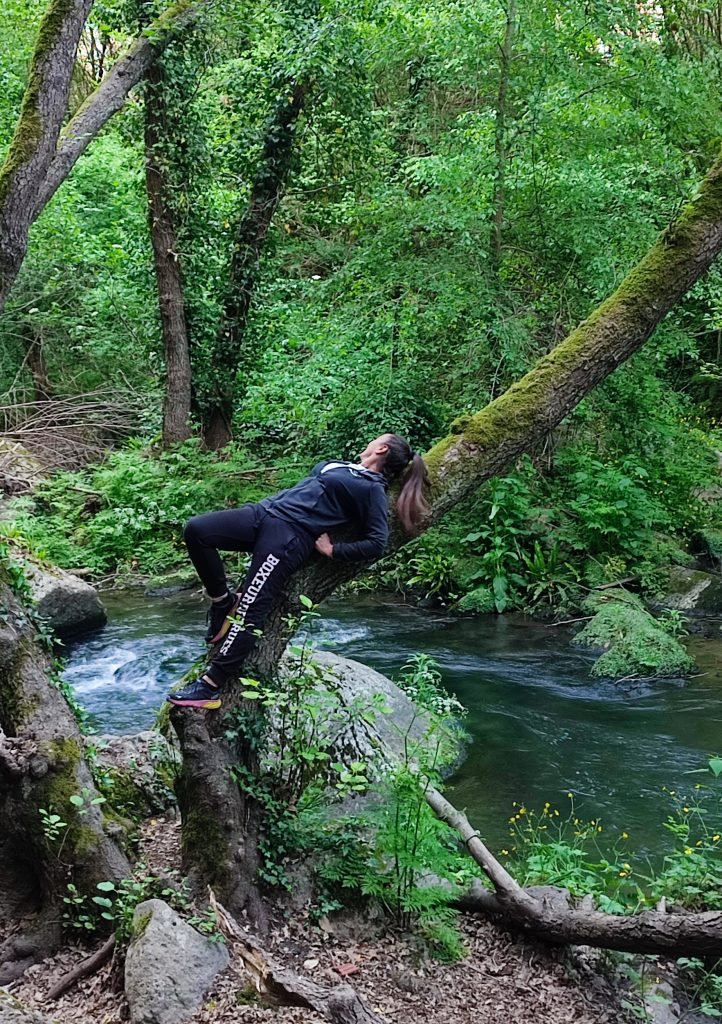 mimetizzarmi nella natura ed assorbire la sua energia, beneficiando di questo dono gratuito
