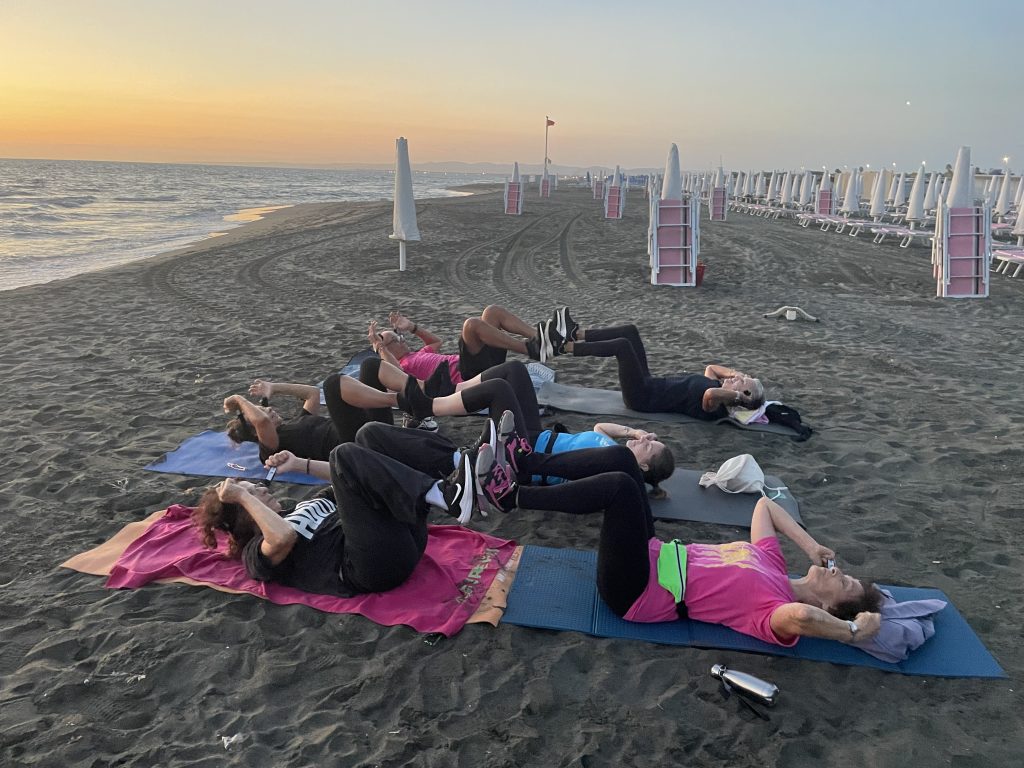 Sport all'aperto con i miei allievi