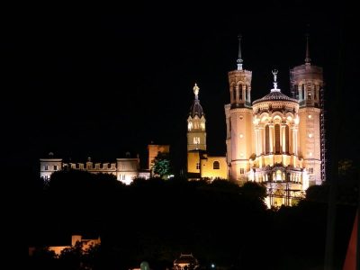 Basilica di Notre-Dame de Fourvière, Lione, Francia
