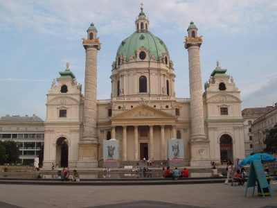 Chiesa di San Carlo Borromeo (Karlskirche), Vienna, Austria