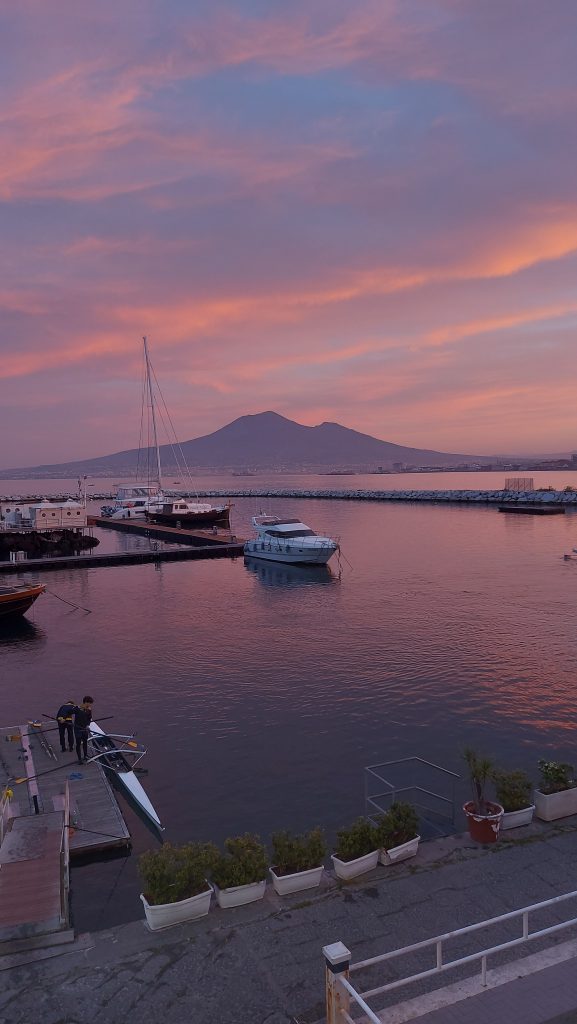 Godere ogni mattina di un paesaggio indimenticabile nel mentre mi alleno (canottaggio).