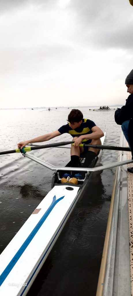 Gareggiare accompagnato da una dolce pioggia.