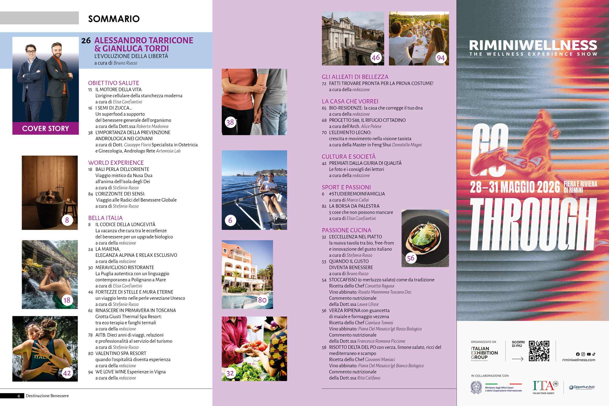 Destinazione Benessere 35 - DB35 - Sommario