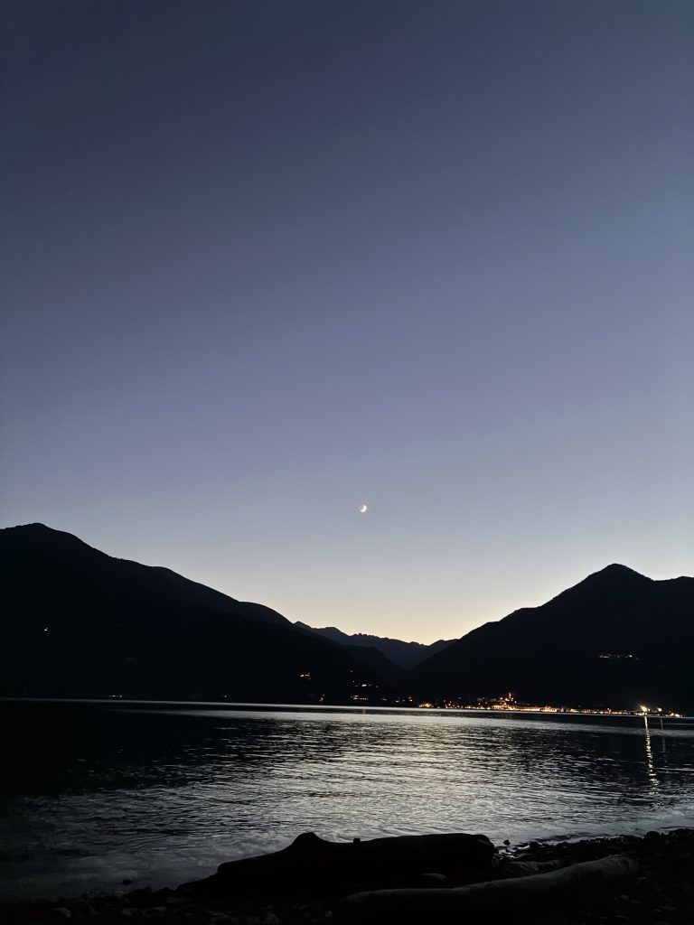 La tranquillità del lago ed i suoi colori