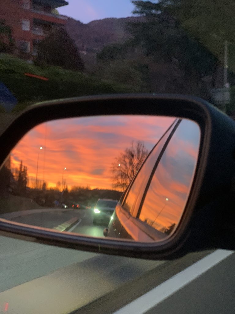 i tramonti in viaggio