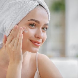 woman, skin, care, skincare, spa, wellness, face, female, beauty, health, model, girl, person, smile, treatment, cosmetic, cheek, complexion, facial, feminine, bath, self care