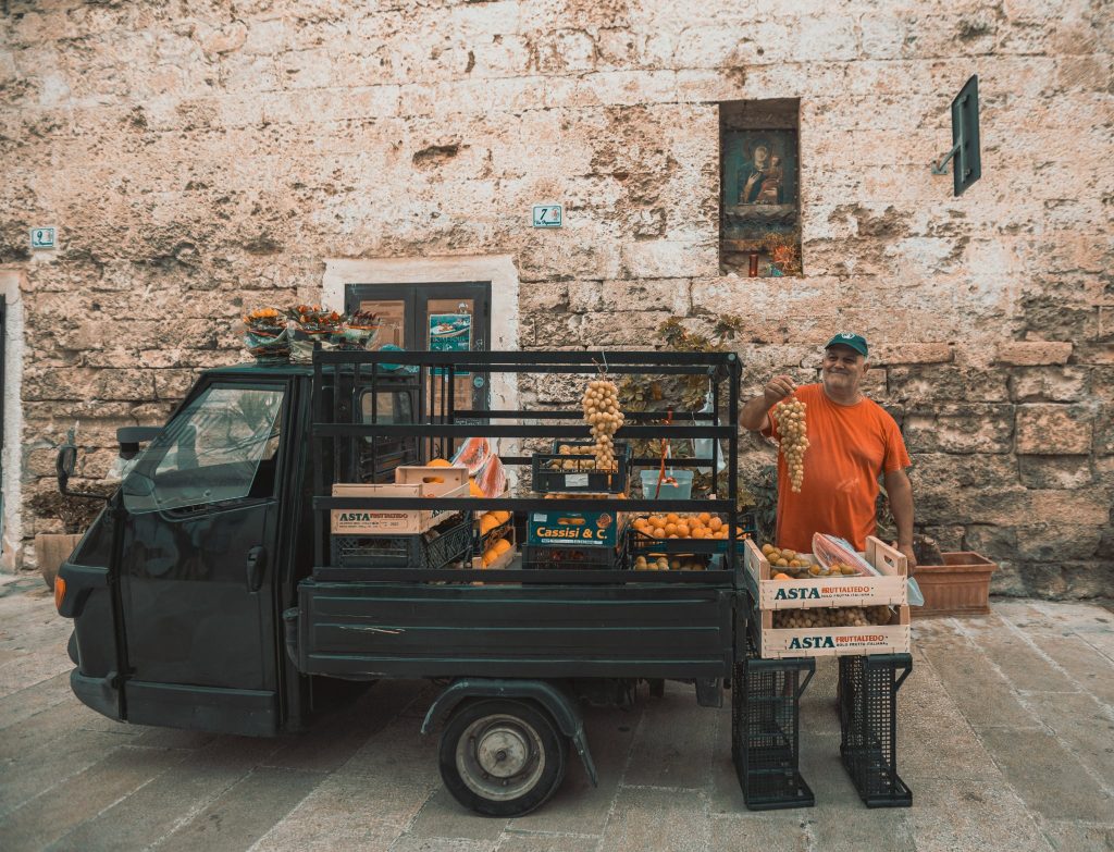 mangiare cibo genuino