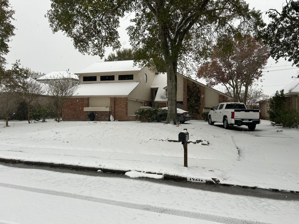 svegliarmi alla mattina e vedere che tutto è bianco ed il silenzio è totale!